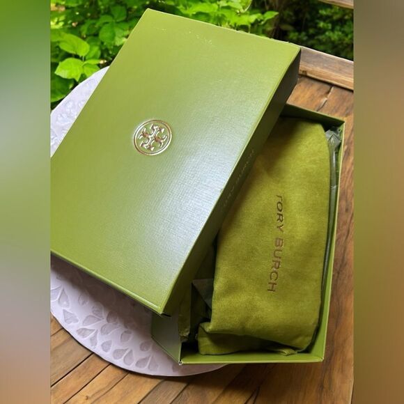 Tory Burch Womens Mellow Leather Flatform Slip On Sandals Shoes NWT - Picture 12 of 15